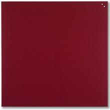 Glastavle Magnetisk Rød 100 x 100 Cm