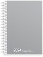 Basic Dagkalender  grå PP-plast 2024