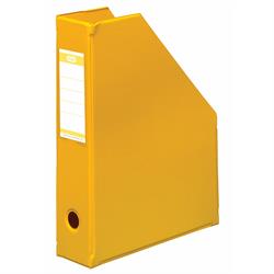 Tidsskriftskassette ELBA A4 maxi gul ryg:6,5cm