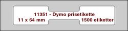 Etiketter - Dymo - Til priser - 11351 - 11x54mm