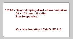 Etiketter - Dymo - Shipping - 13186 - Økonomipakke
