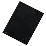 Esselte 3-flap folder w/elastic A3 Black