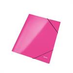 3-klap elastikmappe WOW A4 pink - 3982-00.23