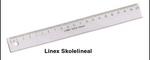 Linex skolelelineal  15 cm