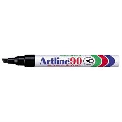 Marker Artline 90 permanent sort 2-5mm 12stk/pak