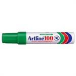 Marker Artline 100 permanent grøn 7,5-12mm