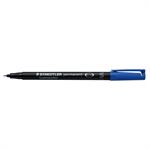 OHP-pen Lumocolor blå S 0,4mm 313-3 permanent