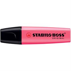 Overstregningspenne - Stabilo Boss - Rosa / Pink