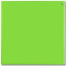Glastavle Magnetisk Lysgrøn 100 x 100 cm 