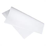 Stikdug glat papir hvid 70x70cm 90g 500stk/pak