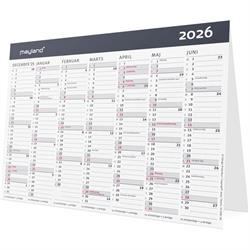 Mayland A5 Kontor-bordkalender moderne 2026