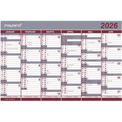 Dobbelt halvårskalender 2026