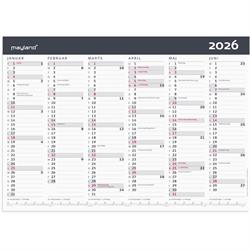 Mayland kartonkalender 2 x 6 måneder