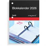Blokkalender  REFILL 2026