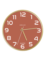 Unilux Baltic Clock Pink/Wood UNILUX