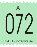 Ventemærker Ferco 46, pastelgrøn