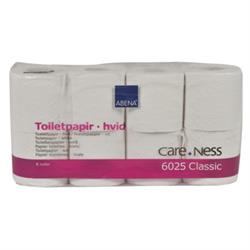 Toiletpapir, Care-Ness Classic, 2-lags, hvid