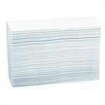 Håndklædeark, Abena Care-Ness Excellent, 2-lags, Z-fold, 24x23,5cm, 8 cm, hvid, 100% nyfiber - 3.750 stk