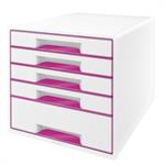 Skuffekabinet Leitz  Cube 5-skuffer pink -52141023