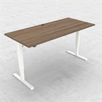 Hæve-/sænkebord | 180x80 cm | Valnød med hvidt stel - 501-33 7W172 180-80S3 VM