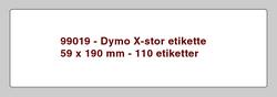 Etiketter - Dymo - Store - 99019 (X-stor) - 59x190mm