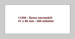Etiketter - Dymo - Navneskilt - 11356 - 41x89mm