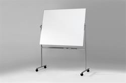 Whiteboardtavle 120 x 150 Dobb.sidet i kørestativ - Lintex
