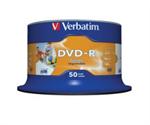 DVD-R 4,7 GB Verbatim Spindle Printable (50) m/afg