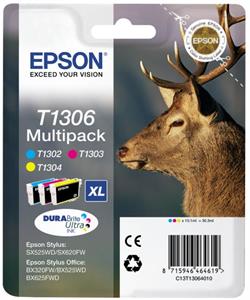 T1306 MULTI PACK INK 3-COLOUR XL